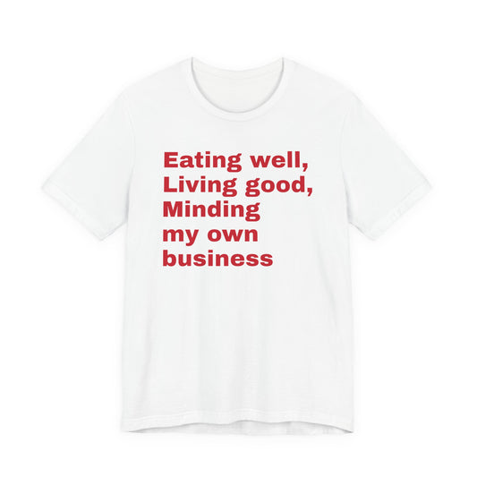 Living good tee